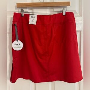 Chico's Zenergy Red Skort with Pockets